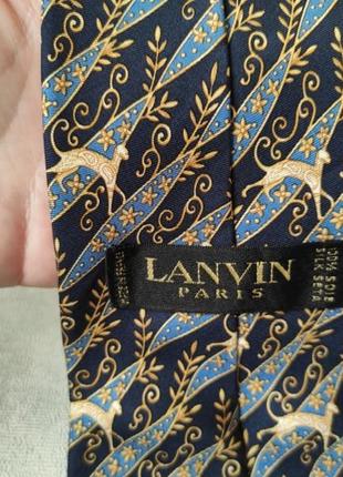 Чудесный шелковый галстук франция, lanvin6 фото