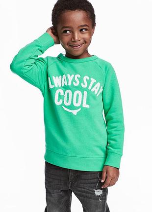 Оригинальный свитшот от бренда h&m разм. 110-116(4-6лет)