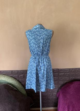 Коротенька сукня плаття розмір xs s коттон1 фото