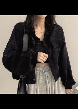 Вельветовая рубашка