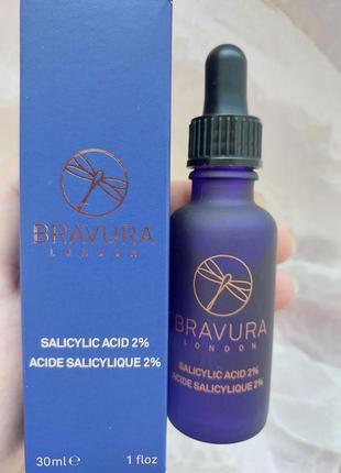 Пилинг для лица с салициловой кислотой 2% bravura london salicylic acid 2% peel bravuralondon