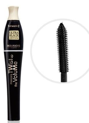 Bourjois mascara twist up the volume ultra black edition туш для вій