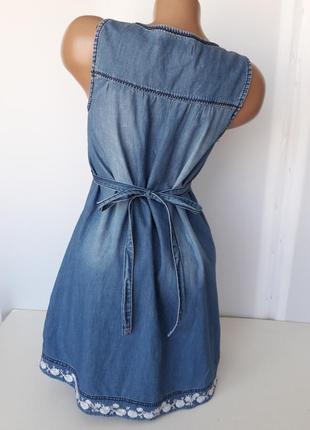 Короткое платье-туничка сарафан с вышивкой miss selfridge2 фото