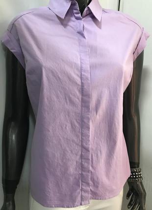 Рубашка в лавандовом цвете по скидке. турция