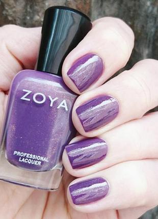Лак для нігтів zoya - tru, фіолетовий лак