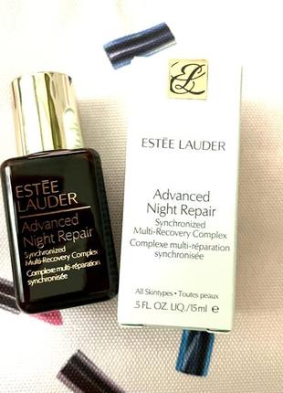 Estée lauder advanced night repair synchronized multi-recovery complex mini ночная сыворотка против морщин, 15 ml2 фото