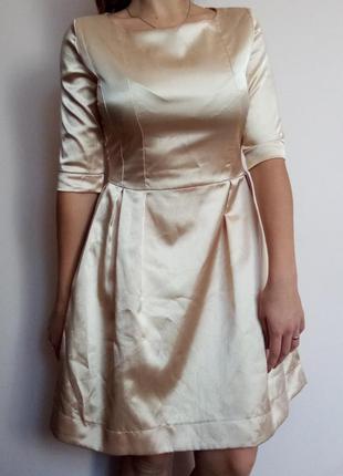 Атласне плаття/ платье атласное