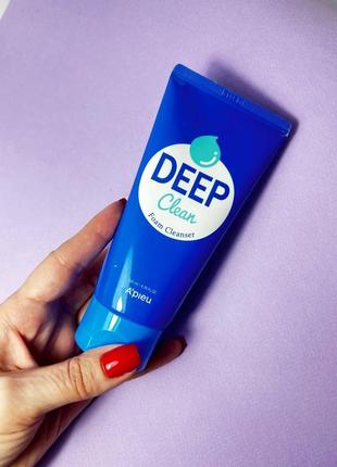 Пінка для глибокого очищення a'pieu deep clean foam cleanser pore