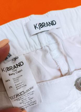 Білосніжні котонові  бріджі kjbrand 5xl/6xl/52/54/563 фото