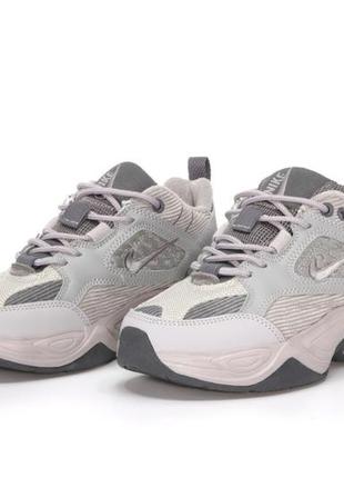 Женские кроссовки nike m2k tekno grey 36-392 фото