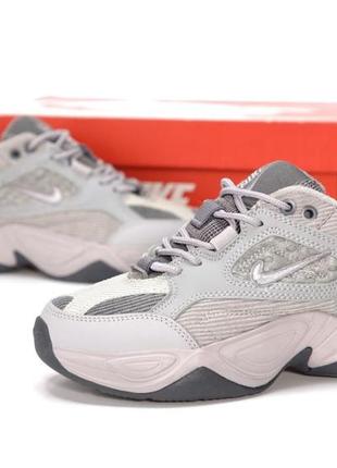 Женские кроссовки nike m2k tekno grey 36-395 фото