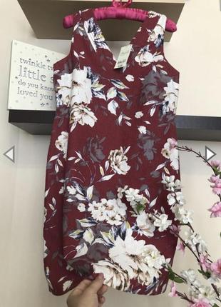 Літнє плаття льон, віскоза, лляне літнє плаття