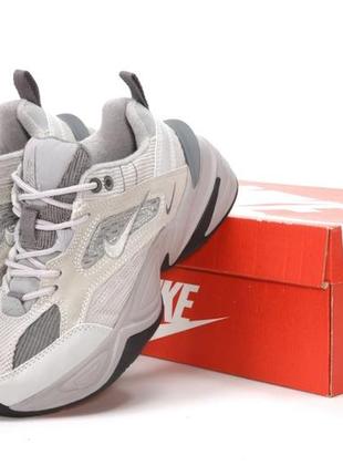 Женские кроссовки nike m2k tekno grey 36-37-38-39-40-41