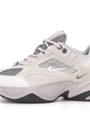 Женские кроссовки nike m2k tekno grey 36-37-38-39-40-415 фото