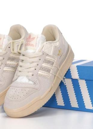 Женские кроссовки adidas forum beige 36-37-38-39-40-41