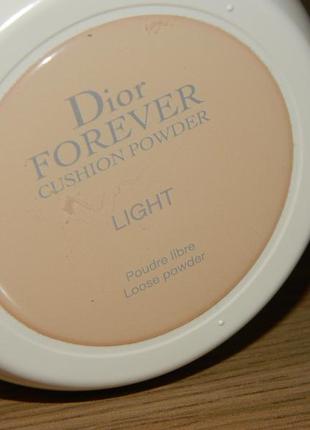 Розсипчаста пудра-кушон dior forever cushion powder4 фото