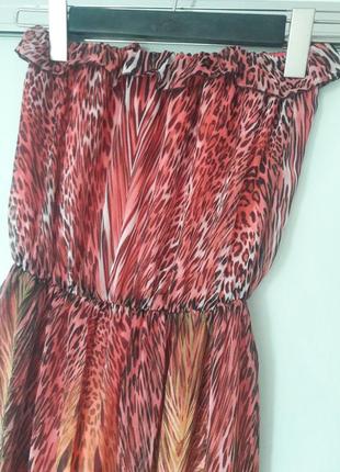 Пляжный сарафан, шифоновое платье в пол3 фото