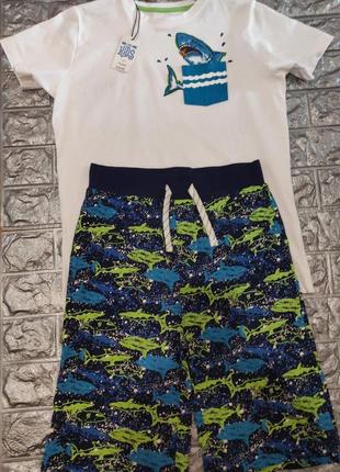 Костюм для хлопчика ,шорти і футболка matalan1 фото