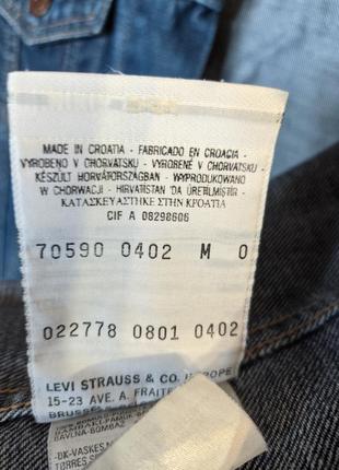 Винтажная женская джинсовая куртка джинсовка пиджак levi's levis type 3 jacket4 фото