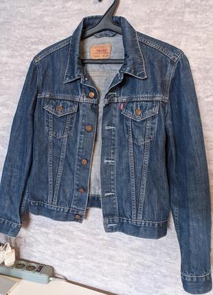 Винтажная женская джинсовая куртка джинсовка пиджак levi's levis type 3 jacket1 фото