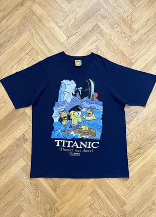 Ексклюзивна вінтажна футболка the simpsons titanic 1998 homer was there6 фото