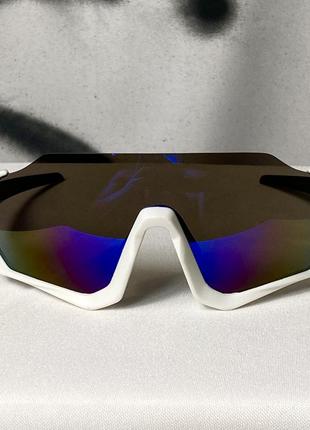 Очки треккинговые солнце защитные вело очки 2023 очки разноцветные с разноцветными линзами спортивные очки с луной модные очки oakley4 фото