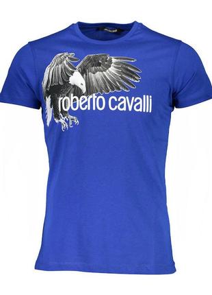 Футболка roberto cavalli grahphic  logo t-shirt