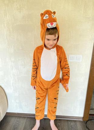 Карнавальный костюм тигр тигр тигр тигренок 7 8 лет8 фото
