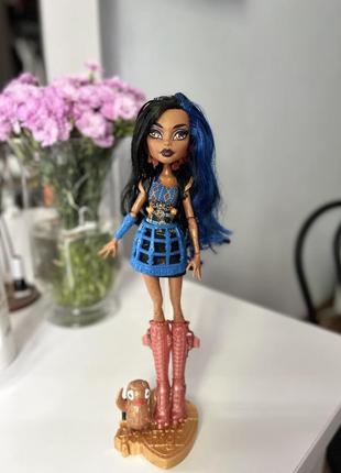 Кукла monster high робека стим (robecca steam) - базовая с питомцем, mattel1 фото