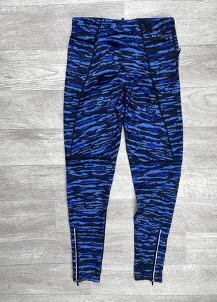 Nike running dri-fit штаны лосины s размер спортивные синие оригинал5 фото