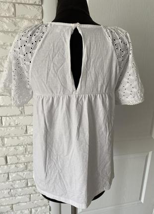 Красивая блуза с вышивкой белая 10 м3 фото