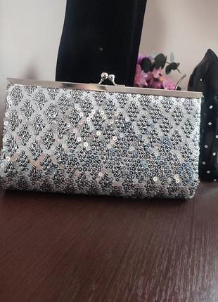 Клатч в пайетках и бисер очень красивый tie rack