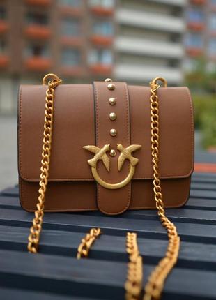 Сумочка pinko classic love bag icon simply brown