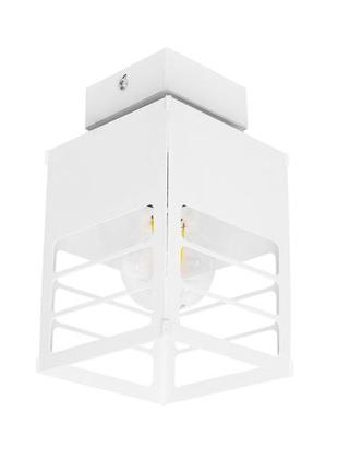 Люстра лофт msk electric urban на один плафон белая nl 2310 wh