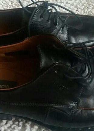 Туфли bugatti ручная работа кожа 40,5-41р германия взуття шкіряне чоловіче оригінал6 фото