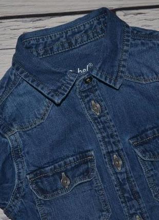 2 - 3 года 98 см фирменная обалденная джинсовая рубашка моднику rebel рейбел6 фото