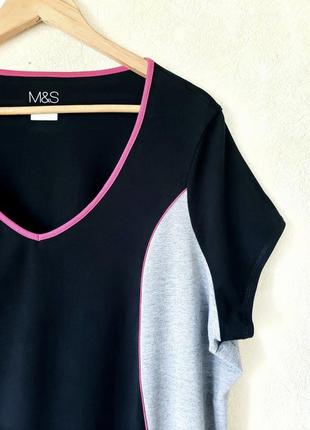 Стречевая футболка marks and spencer fitness  26 uk8 фото