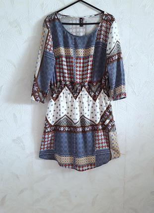 Подовжена блуза, туніка, 42-44, найтонша натуральна віскоза, divided by h&m