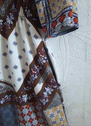 Подовжена блуза, туніка, 42-44, найтонша натуральна віскоза, divided by h&amp;m4 фото