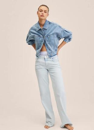 Широкі довгі джинси від mango, 34, 36р, оригінал