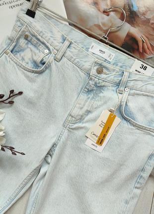 Широкие длинные джинсы от mango, 34, 36, 38р, оригинал9 фото