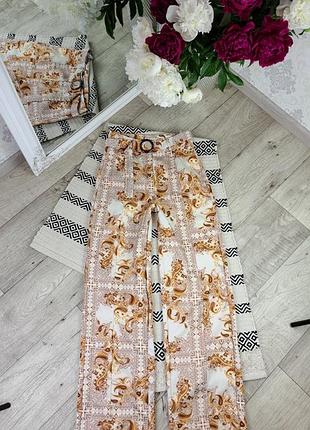 Брендовые стильные широкие брюки палаццо ⚜️missguided⚜️