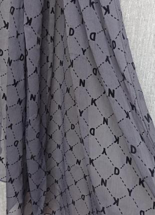Тонкий шарф платок вуаль dkny