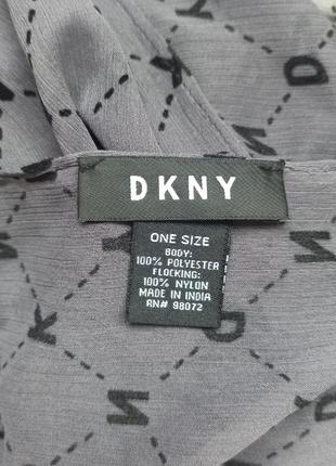 Тонкий шарф платок вуаль dkny5 фото