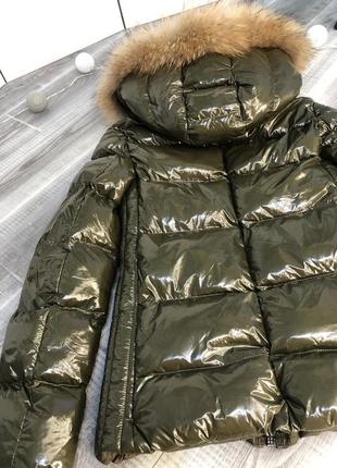 Шикарный пуховик монклер moncler2 фото