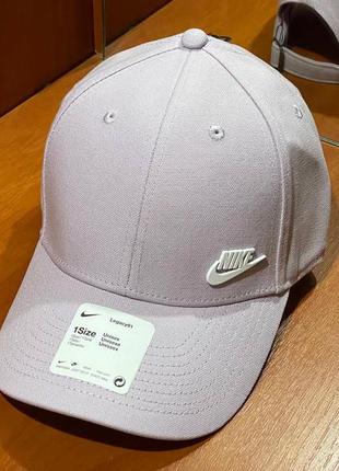 Nike nsw l91 metal futura cap dc3988-530 кепка оригінал блайзер бейсболка унісекс колір бузковий4 фото