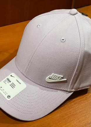 Nike nsw l91 metal futura cap dc3988-530 кепка оригінал блайзер бейсболка унісекс колір бузковий5 фото