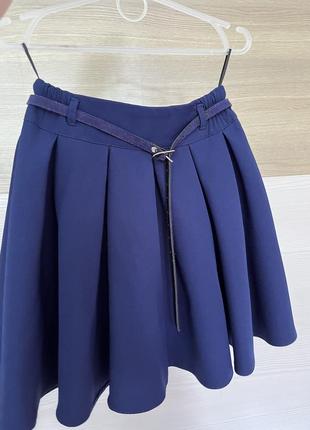 Школьная  стильная юбка на девочку 9-11 лет. идеальная1 фото