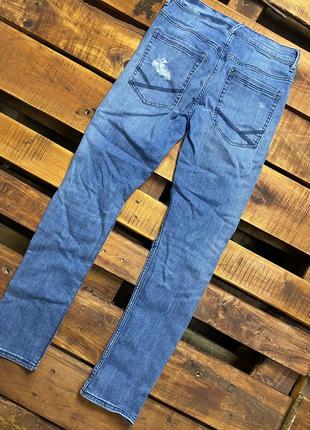 Детские джинсы (штаны, брюки) h&m (эйч энд эм 13-14 лет 158-164 см идеал оригинал голубые)2 фото