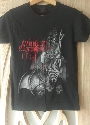 Футболка avenger sevenfold , ceмиразово помщений , heavy metal , usa